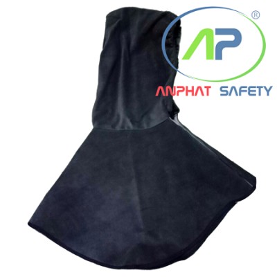 Nón trùm đầu cho thợ hàn bằng da